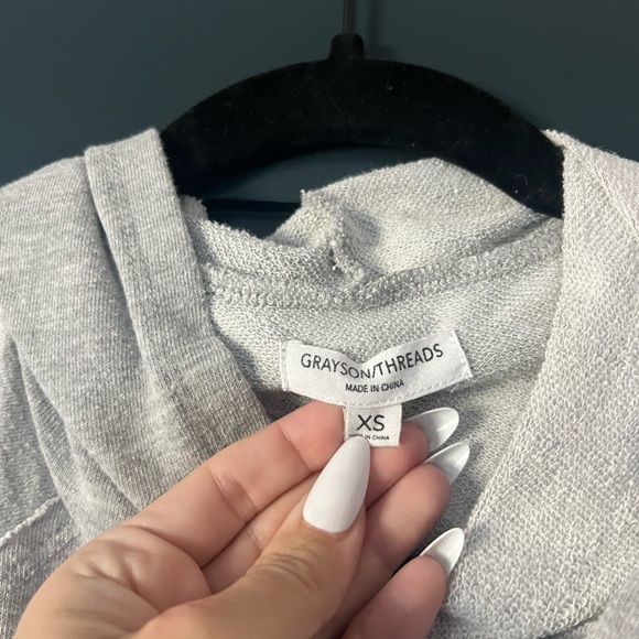 Wildfox Grey Distressed Sweater - Picture 2 of 3